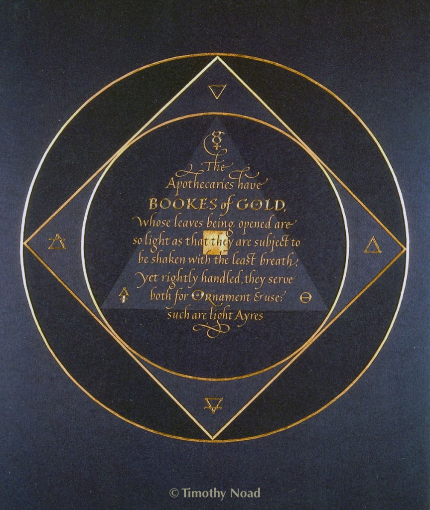 CALLIGRAPHY - TIMOTHY NOAD MBE
